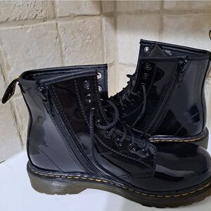 Dr. Martens 1460 J Black Lace Up Boots Size 5